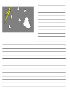 The Ten Plagues of Egypt Hail Writing Paper
